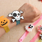 12-36Pcs Glowing Halloween Bracelets Rings Children Toys Props Halloween Party Decoration Treat Kids Party Gift Pinata Fillers