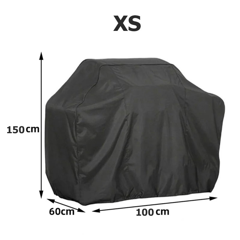 5 Size BBQ Grill Barbeque Cover Anti-Dust Waterproof Weber Heavy Duty Charbroil BBQ Cover Outdoor Rain Protective Barbecue Cover