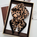 Luxury Floral Print Female Satin Neck Scarf Square Hair Scarves Foulard Head Band Shawls Wraps Neckerchief Bandana Women