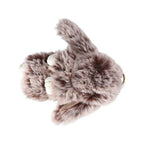 Fluffy Bunny Plush Keychain Cute Rabbit Bag Charm