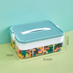 Plastic Storage Box For Lego Children Jigsaw Puzzle Building Block Container Classification Part Sort Box Kidroom Toy Organizer