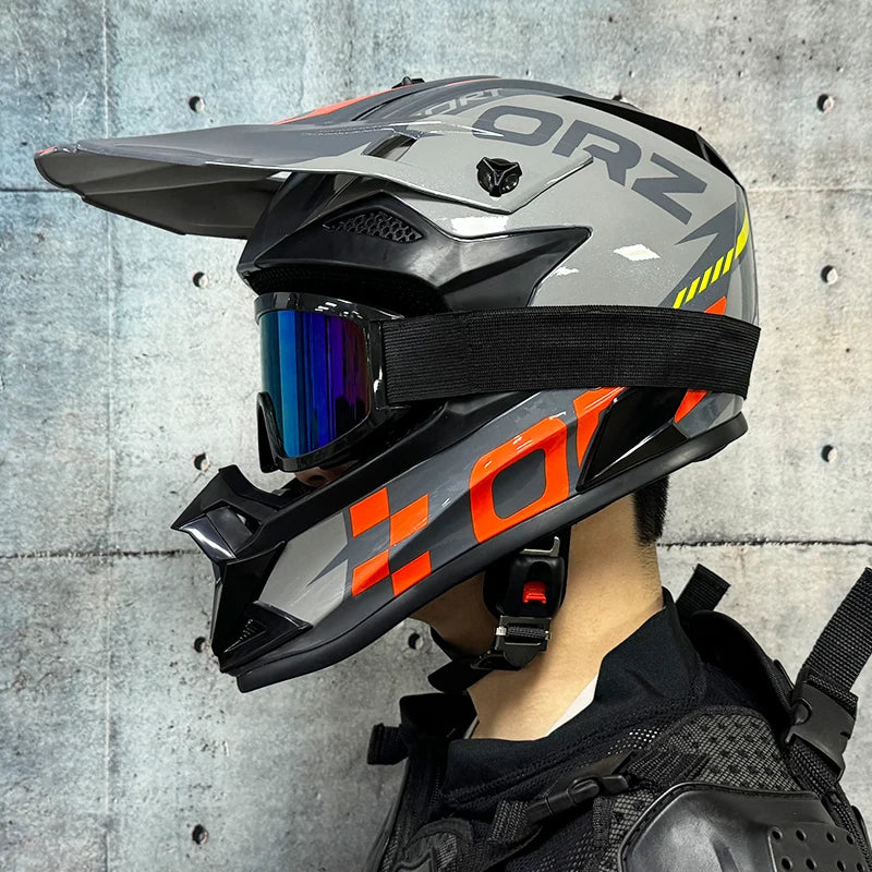Motorcycle helmet motorcross off-road helmets ATV Dirtbike downhill racing helmet DOT capacete