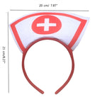 Nurse Hat Headbands Halloween Headbands Hair Accessories for Girls and Womens Holiday Party Headwear