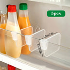 Clear Refrigerator Organizer Dividers – Adjustable Fridge Storage