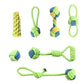 Pet Dog Toys for Large Small Dogs Toy Interactive Cotton Rope Mini Dog Toys Ball for Dogs Accessories Toothbrush Chew Puppy Toy - WTN Essentials 