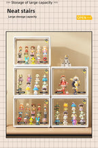 Three Layer Acrylic Display Rack Transparent Showcase Handmade Anime Car Model Blind Box Storage Box Jewelry Sorting Box