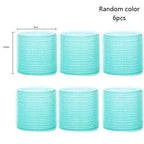 Hair Rollers Self Grip Hook Hair Curlers Heatless Roller Salon Dressing Curlers Jumbo Size Sticky Hair Styling Tools