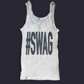 American fashion women's street vest Grunge Emo girl slim fit punk letter print cute crop top Y2k clothes Gothic baby top emo