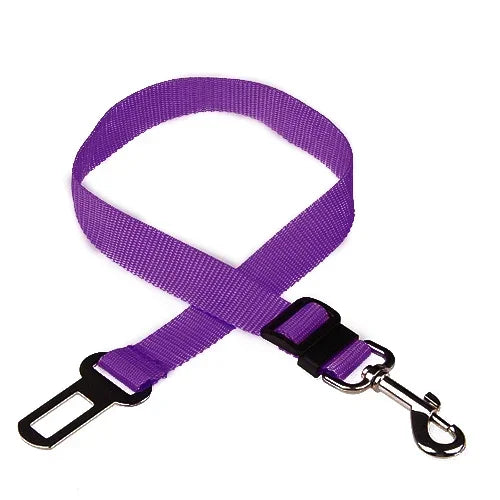Adjustable Pet Cat Dog Car Seat Belt Pet Seat Vehicle Dog Harness Lead Clip Safety Lever Traction Dog Collars Dog Accessoires - WTN Essentials 