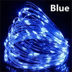 USB Led Fairy Lights Copper Wire String 1/2/3/5/10/20M 200LED Holiday Lamp Garland For Christmas Tree Wedding Party Decoration