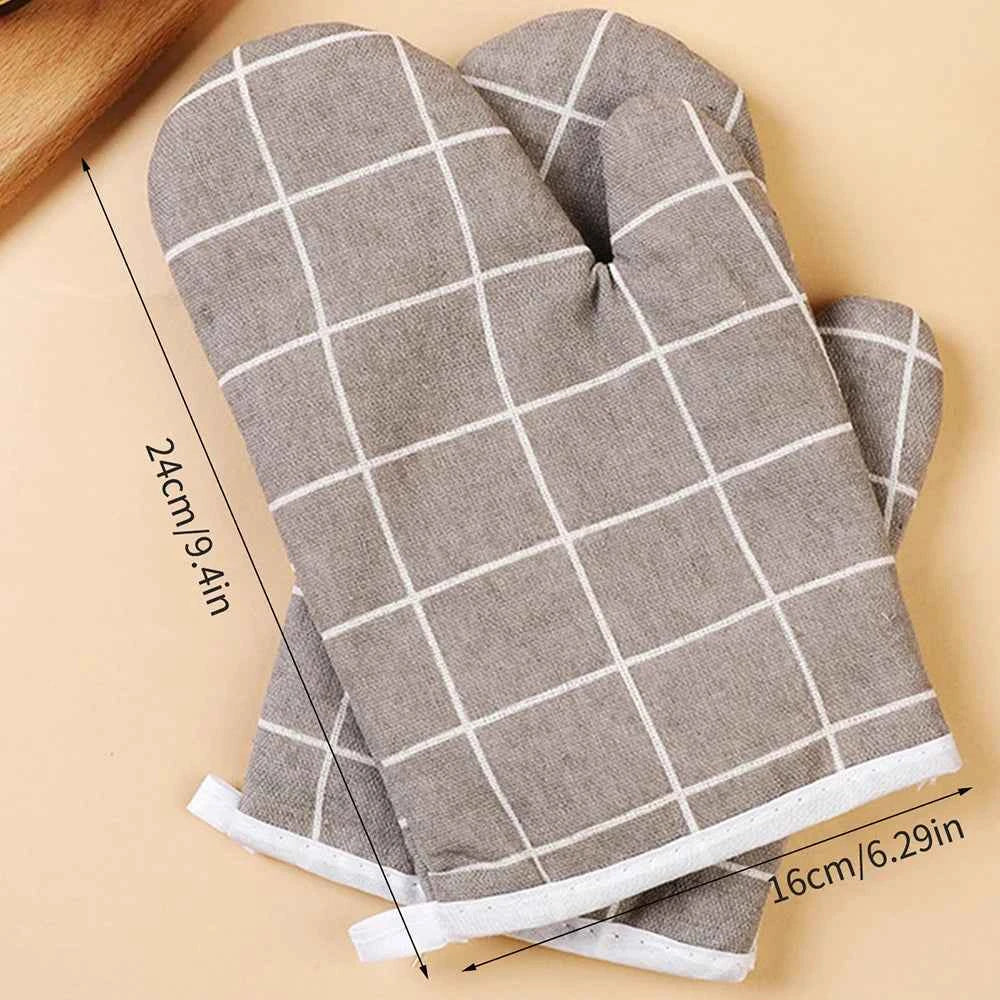 1pcs Kitchen Baking Gloves Microwave Oven Gloves High Temperature Resistant And Insulated Gloves Oven Gloves Heat-Resistant Glo
