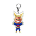 Anime My Hero Academia Keychain Acrylic Men Car Accessories Pendant Cosplay for Women Cute Bag Acrylic KeyRing Gift Trinket Fans