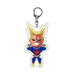 Anime My Hero Academia Keychain Acrylic Men Car Accessories Pendant Cosplay for Women Cute Bag Acrylic KeyRing Gift Trinket Fans