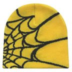 Four Seasons Men's And Women's Universal Y2K Knit Hat Spider Web Riding Outdoor Sports Fashion Hat