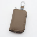 Men Key Holder Housekeeper PU Leather Car Key Wallet Keys Organizer Women Keychain Cover Zipper Key Case Bag Unisex Pouch Purse
