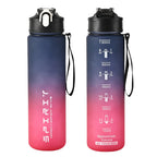 1PCS 800ML Large Capacity Sports Water Bottle – Leak-Proof, Portable Plastic Cup for Gym, Outdoor, Travel & Fitness