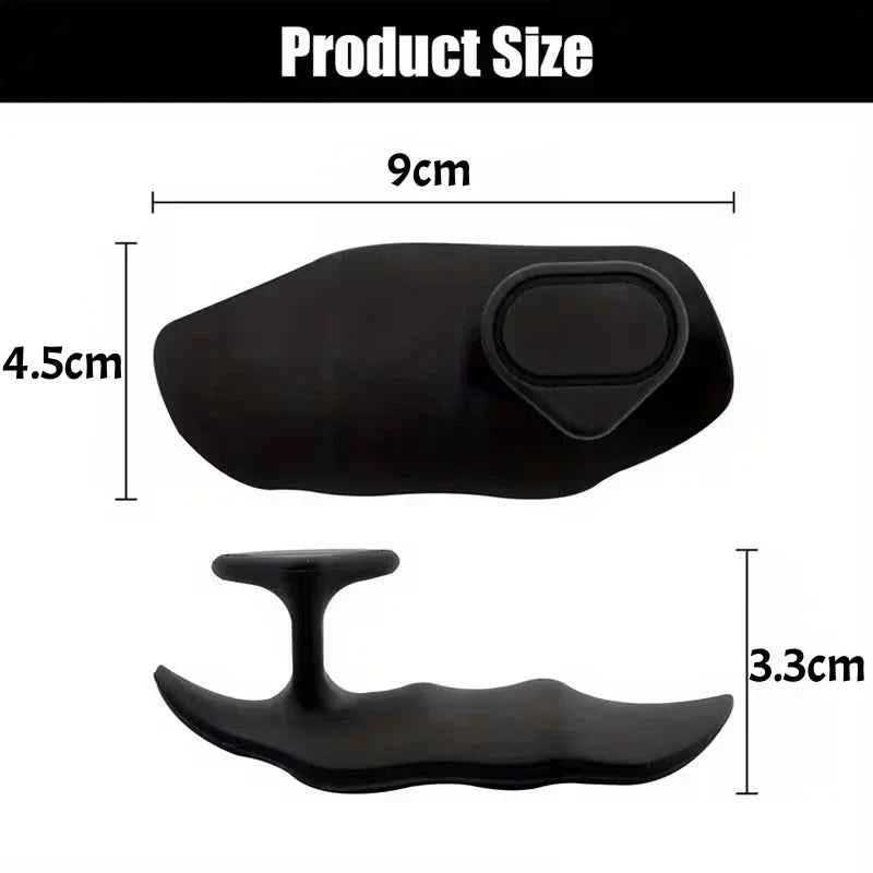 Anti-Slip Grips Strengthener Portable Finger Trainer Ergonomic Rubber Hand Protector for Weight Lifting Pull-Ups Gym Training