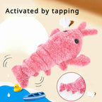 Electric Jumping Lobster Cat Toy for Interactive Indoor Hunting Play