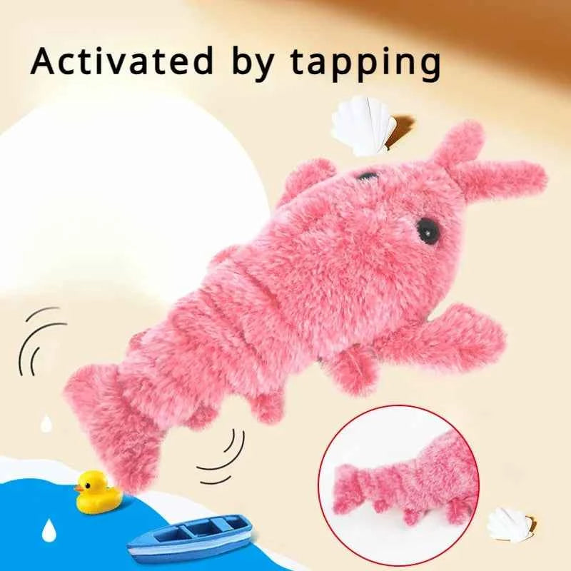 Electric Jumping Lobster Cat Toy for Interactive Indoor Hunting Play