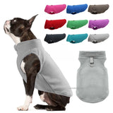 Winter Warm Dog Jacket with D-Ring – Cozy Pet Vest for Small Dogs & Cats