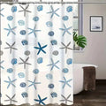 1PC Patterned PEVA Waterproof Shower Curtain – Bathroom Partition & Decorative Curtain Accessory