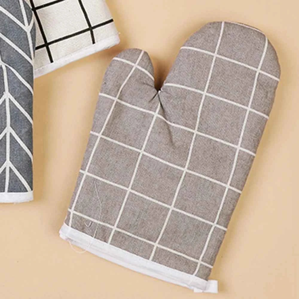 1pcs Kitchen Baking Gloves Microwave Oven Gloves High Temperature Resistant And Insulated Gloves Oven Gloves Heat-Resistant Glo