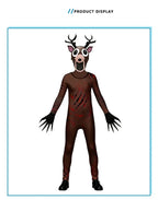 Kids Deer Owl Cosplay Costume Jumpsuit – Animal Outfit