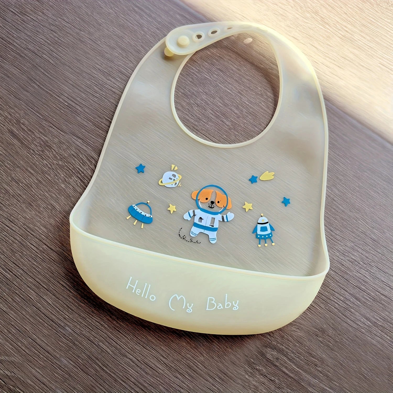 Waterproof Baby Bibs Baby Stuff Cute Cartoon Animal Printed Kids Bib Girl Boy Adjustable Soft Silicone Bib Baby Feeding Stuff