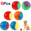 6Pcs Squeaky Dog Balls – Interactive Chew Toys for Dogs