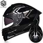 Full Face Racing Helmets Winter Warm Double Visor Motorcycle Helmet Motorbike Sports helmet LVS-701
