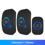 Wireless Doorbell FullHouse Waterproof Door Chime Kit Includes Push Button Transmitter and Plug In Receiver