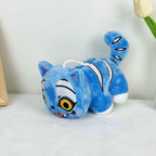New hot Anime Hunters Plush Cute Purple Tiger Black Hat Magpie With 3 Eyes Monster Hunt Girl Group Stuffed For Fans Gifts