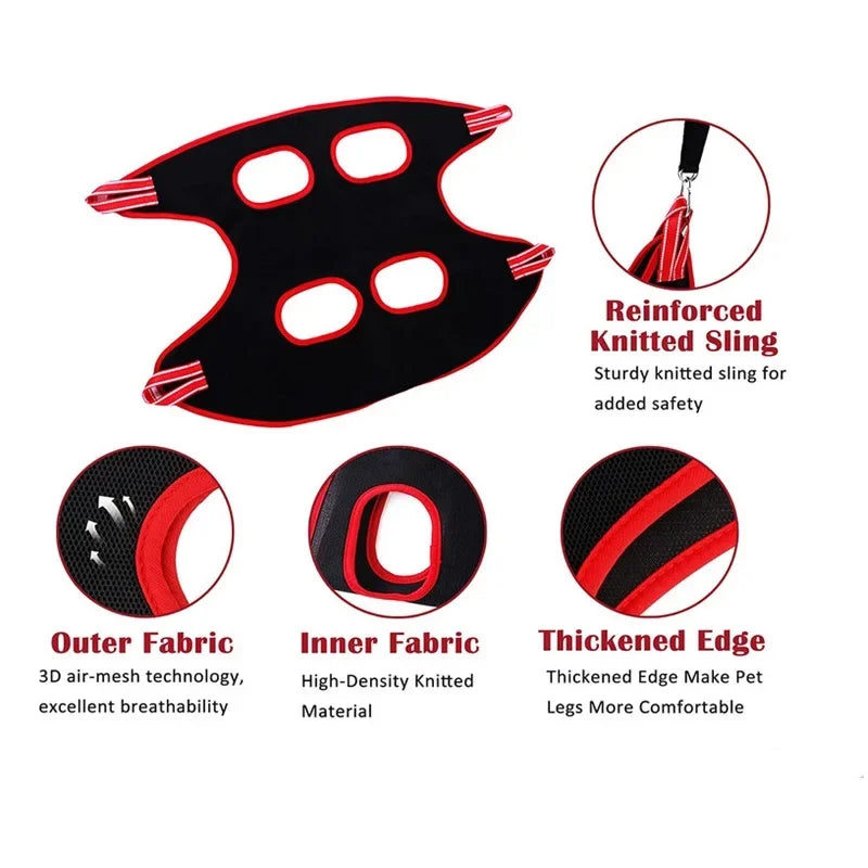 Dog Cat Grooming Hammock Fixed Bath Bag for Nail Cutting Anti Scratch Cat Trimming Restraint Bag Cat Beauty Hanging Pet Supplies - WTN Essentials 