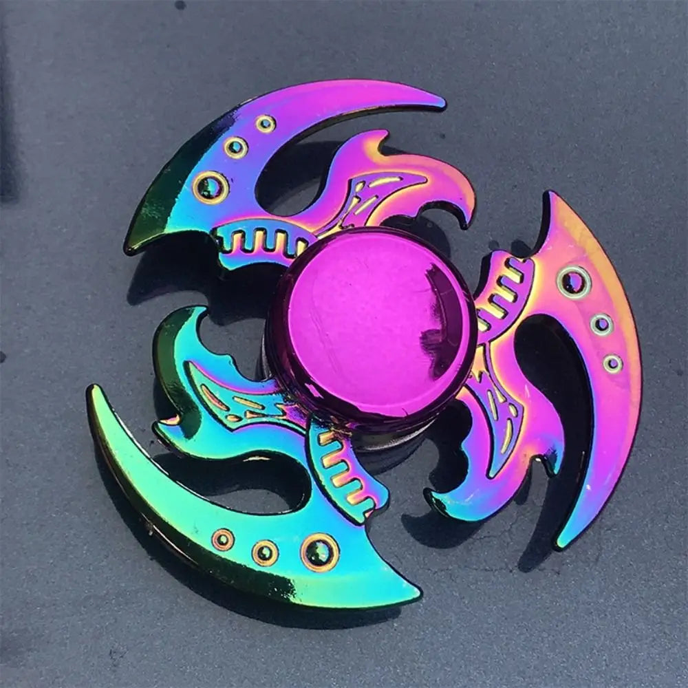 Dragon Wings Hand Spinner Alloy Low Noise Metal Rainbow Finger Spinner Anti-Anxiety High Speed Fingertip Gyro Birthday Gift
