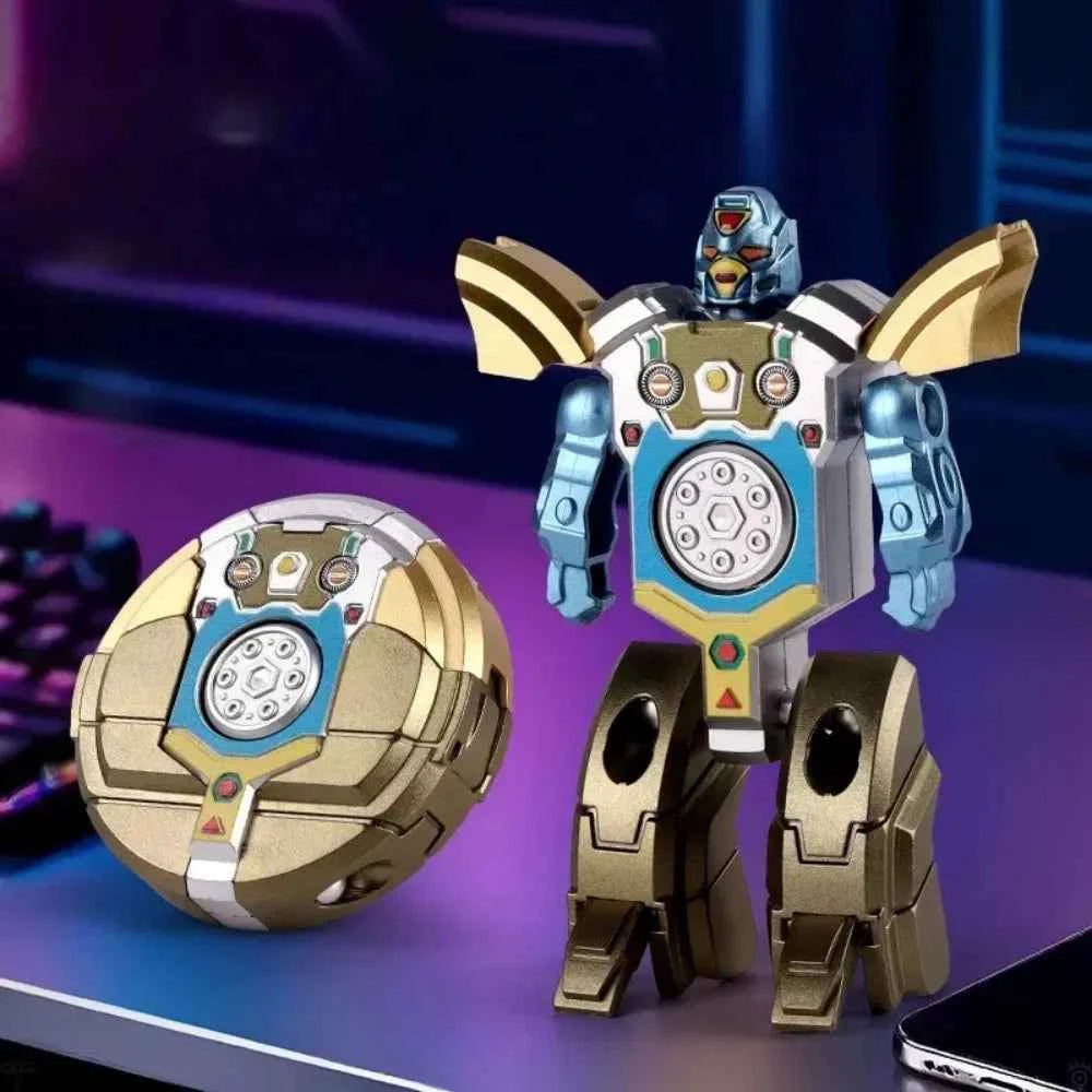 New 360 Rotating Ball Deformation Robot Fingertip Gyro Decompression Toy, Anti-compression Adult Sensory Toys, Children's Gifts