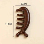 New Wooden Massage Wood Massager Comb Scalp Head Oil Massager Scalp Hair Comb Tools AMS01