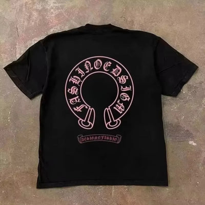 2026 Hot Sales Summer Graphics Print T-shirt Men and Women Casual Comfortable and loose summer men's clothing