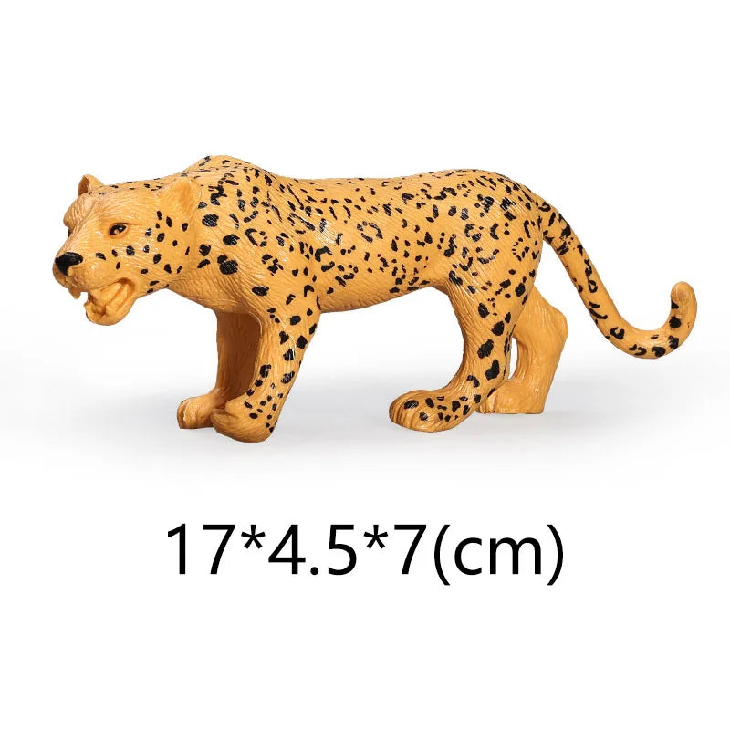 NEW Wild Animal Zoo Tiger Kangaroo Elephant Snake Bear Deer Koala Squirrel Model Figurine Collecta Toy Figures Gift for Children