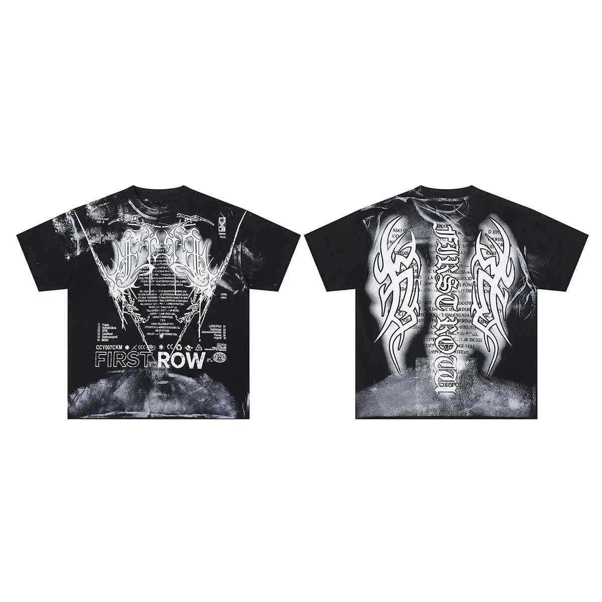 Streetwear Vintage Washed Diamond Cropped Tee for Men Crew Neck Short Sleeve Loose Cotton Rhineston Tshirts Oversized