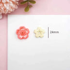 Flowers/Love Soft Ceramic Earring Mold Polymer Clay Cutter DIY Handmade Jewelry Pendant Quick Modeling Cutting Ceramic Tool