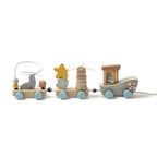 Wooden Montessori Train Learning Toy for Toddlers and Preschool Kids