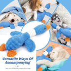 Interactive Plush Squeaky Dog Toy for Aggressive Chewers Play