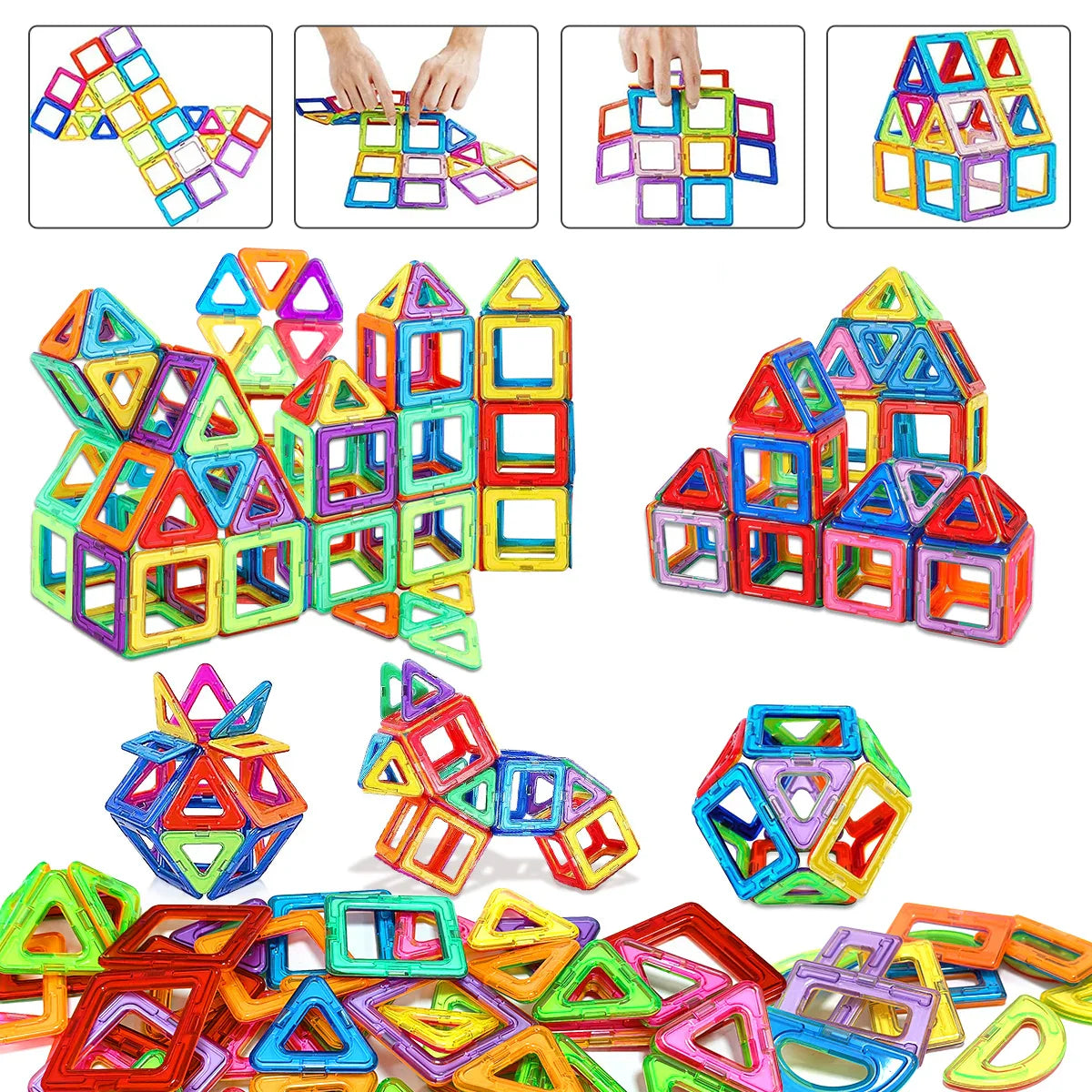 Magnetic Building Blocks Medium STEM Construction Toy for Kids