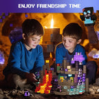 Magnetic Building Blocks Mine World STEM Construction Toy Set
