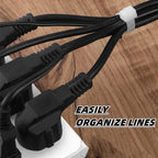 100-1000pcs Nylon Cable Zip Ties Adjustable Self-locking Cord Ties Durable Plastic Cable Ties Binding Wrap Straps for Office