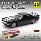 Bburago 1:64 golf Porsche 911 Shelby Raventon Mustang Lamborghini Collection Series Car Die Casting Model Gift Toy