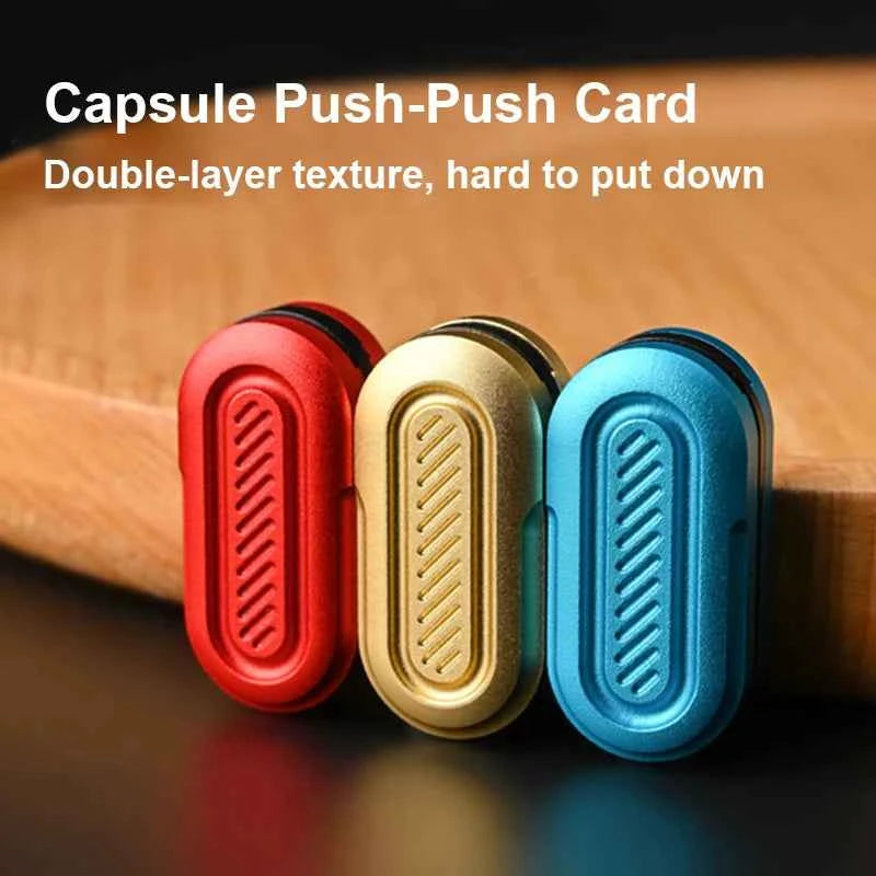 Pod Fidget Slider Metal Fidget Toys ADHD Tool Anti-anxiety Office Desk Toys Adult Stress Relief Toys Kids Gifts