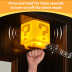 LED Question Mark Night Light With Music Anime Peripheral Children's Bedroom Bedside Lamp USB Rechargeable Gift