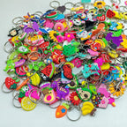 40Pcs (Mix) Random style Cartoon keychain Ornament Wallet Bag Pendant keyring Classroom prizes ，Holiday Party Gifts