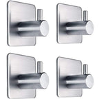 Self adhesive hook heavy-duty towel rack,  wall self-adhesive 304 stainless steel, no need for drilling, waterproof